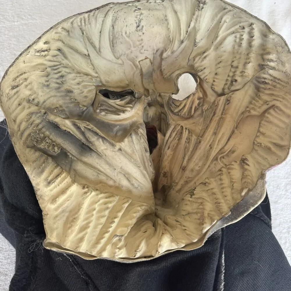 Vintage 1987 Be Something Studios Monster Alien Horror Halloween Mask Hood RARE